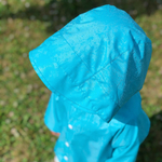 Дождевик "черепашка" (точки на голубом)