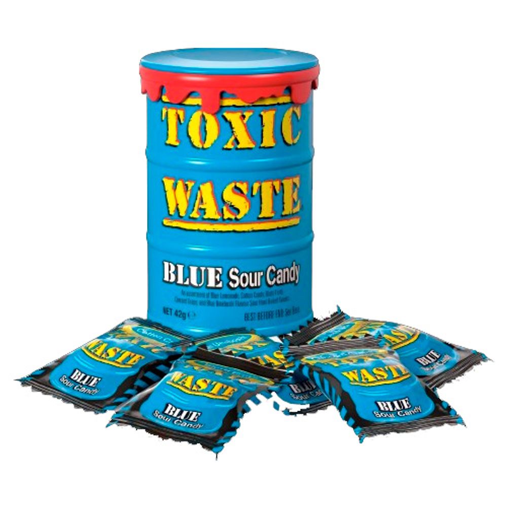 Леденцы Toxic Waste Blue Drum 42гр