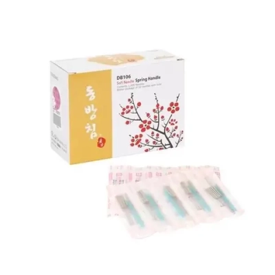 Иглы акупунктурные стерильные 0,30 х 60 мм DongBang 1000 шт (блистеры по 10 шт, 1 направитель)