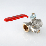 Кран шаровой Valtec BASE с дренажом и воздухоотводчиком 1" вн.-вн. (VT.245.N.06)