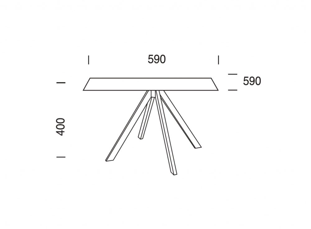 Столик ламинированный журнальный Papatya Tower