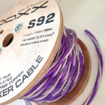 DAXX S92 Акустический кабель 12AWG (3.3мм.кв), класса Hi-Fi из посеребренной бескислородной меди -1пог.м.-