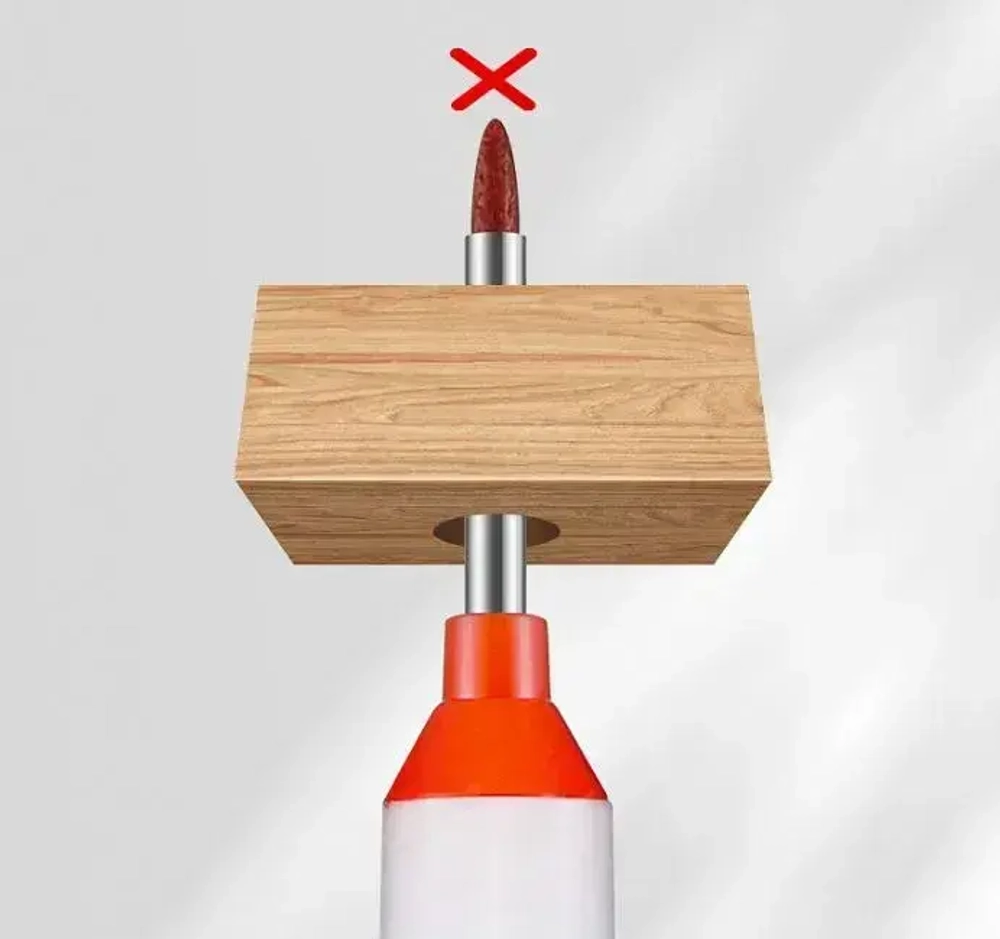 Маркер строительный разметочный с длинным наконечником двухсторонний 3 шт (черный, красный, синий)