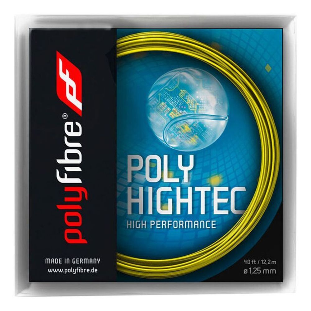 Струны теннисные Polyfibre Poly Hightec (12,2 m) - yellow