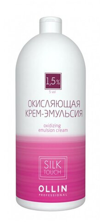 OLLIN silk touch 1.5% 5vol. Окисляющая крем-эмульсия 1000мл/ Oxidizing Emulsion cream