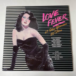 Винтажная виниловая пластинка LP Сборник Love Fever (France 1991) (Peggy Lee, Marilyn Monroe, Aretha Franklin, Billie Holiday, Julie London)