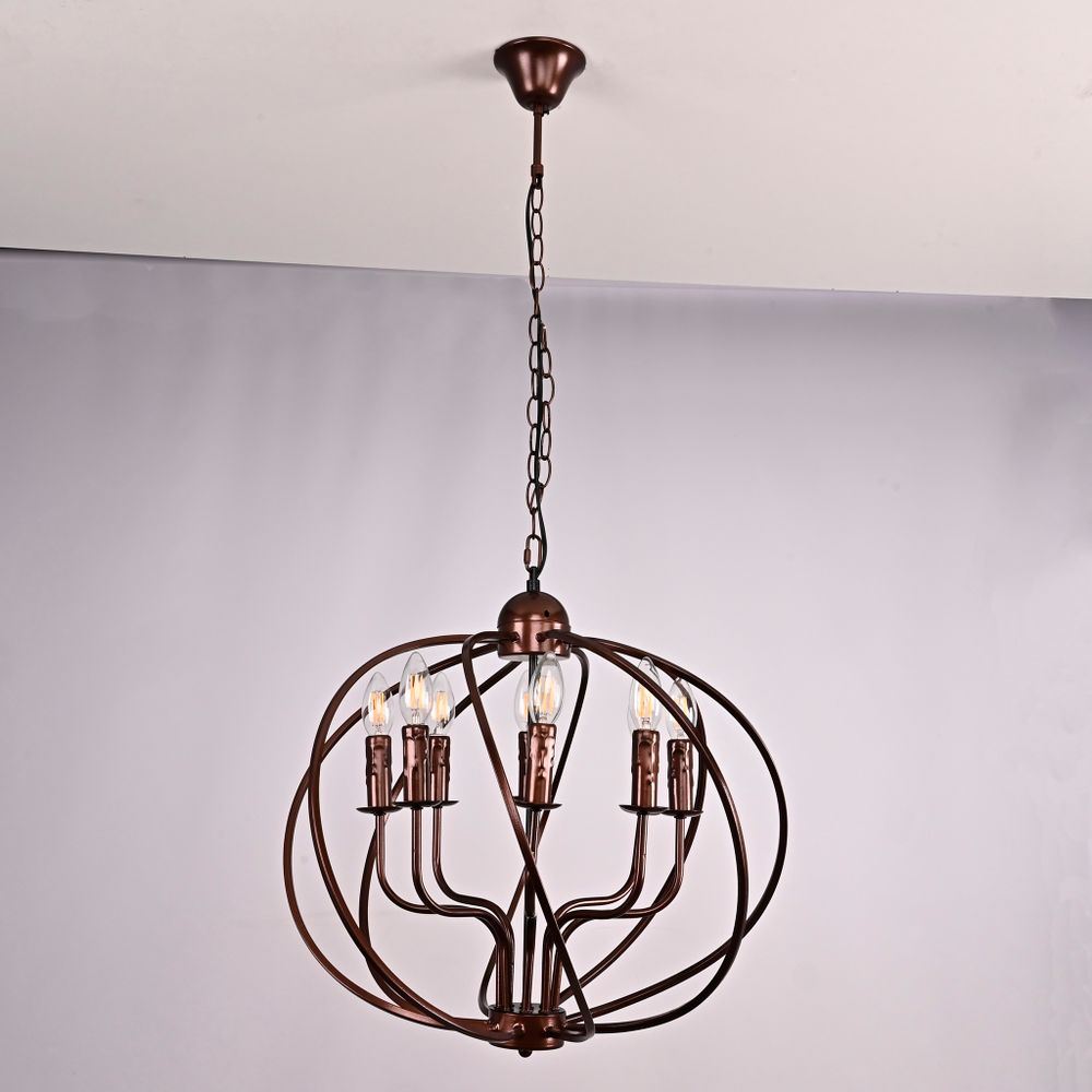 Подвесная Люстра Cagie Dark Chocolate L8 By Imperiumloft