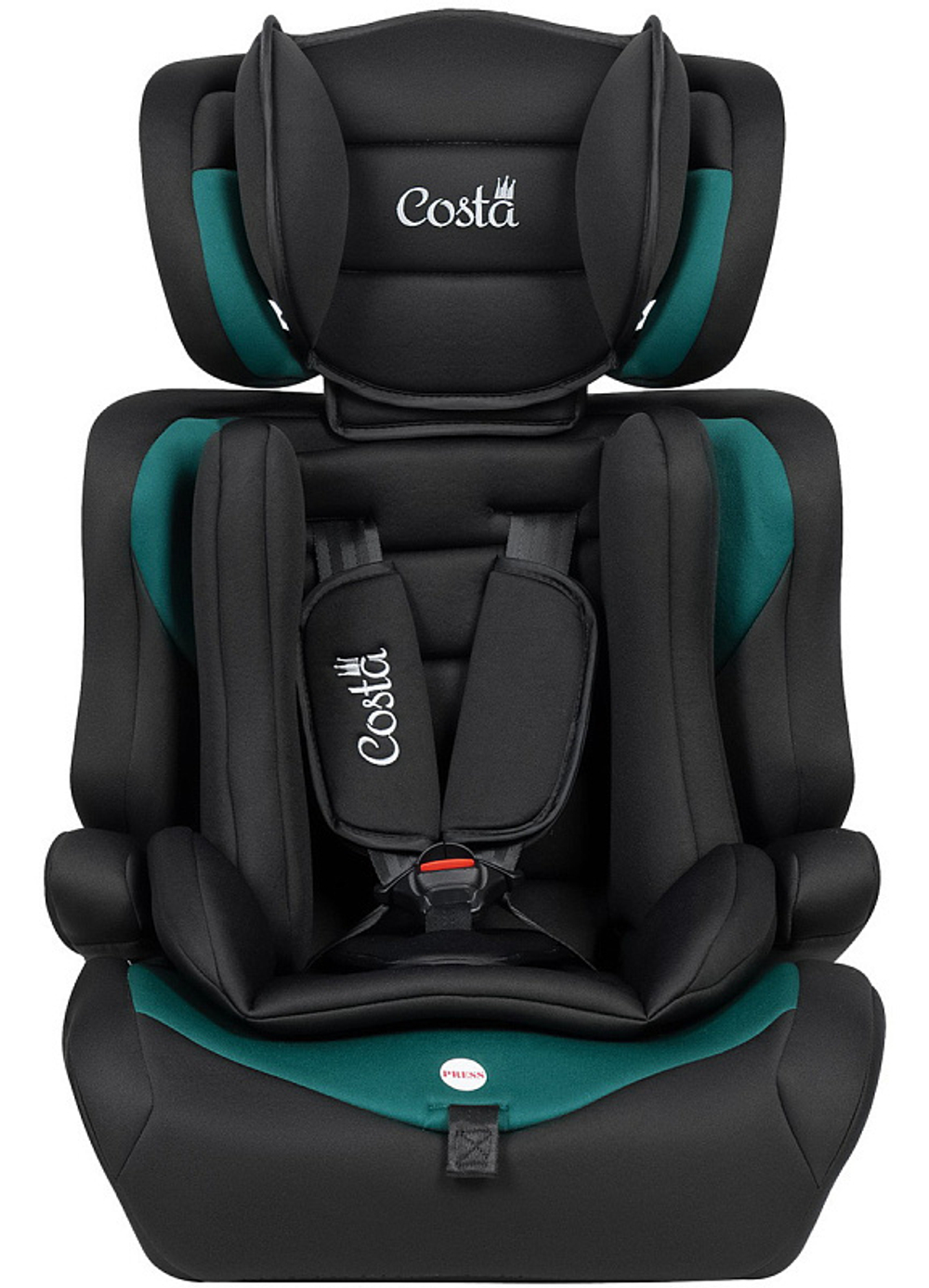 Автокресло детское 9 - 36 кг COSTA HC-01 Чёрно-зеленый Артикул: HC-01/7