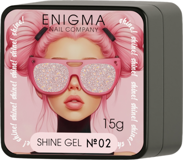 Гель для наращивания ENIGMA Shine gel 02 15g.