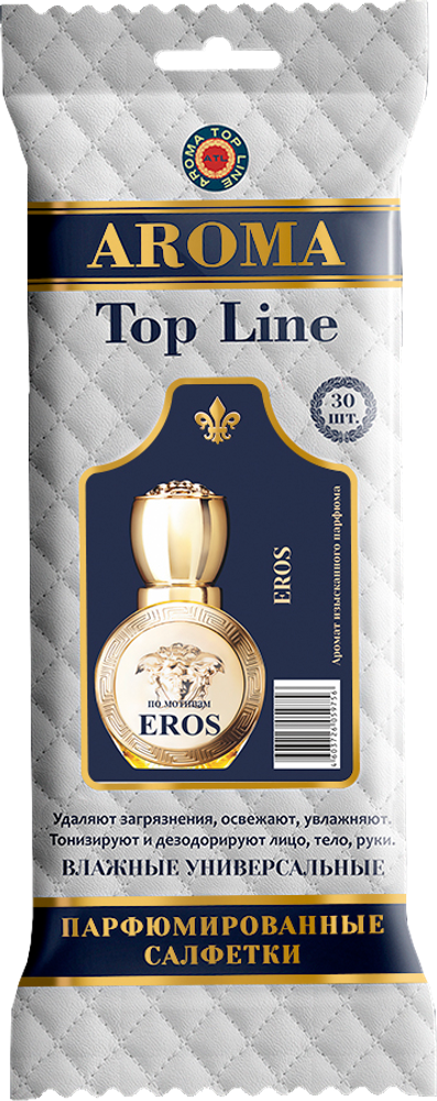Салфетки влажные универсальные парфюмированные №19 Eros Versace