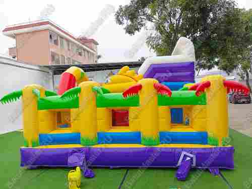 Коммерческий батут «Белый клык» Микс, 6*5*4 м