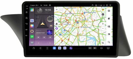 Магнитола для Lexus ES250 2012-2015 (взамен монохром экрана) - Kuberg QLed, Android 13, TS20, CarPlay, SIM-слот