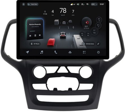 Магнитола для Jeep Grand Cherokee WK2 2013-2022 (ШГУ 5") - Teyes CC4-PRO монитор 13" 2K QLED на Android 13, Snapdragon 778G, 8+128, AI, CarPlay, DSP, 4G SIM-слот