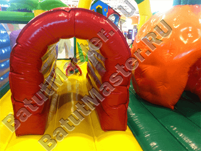 Надувной коммерческий батут "Джунгли"