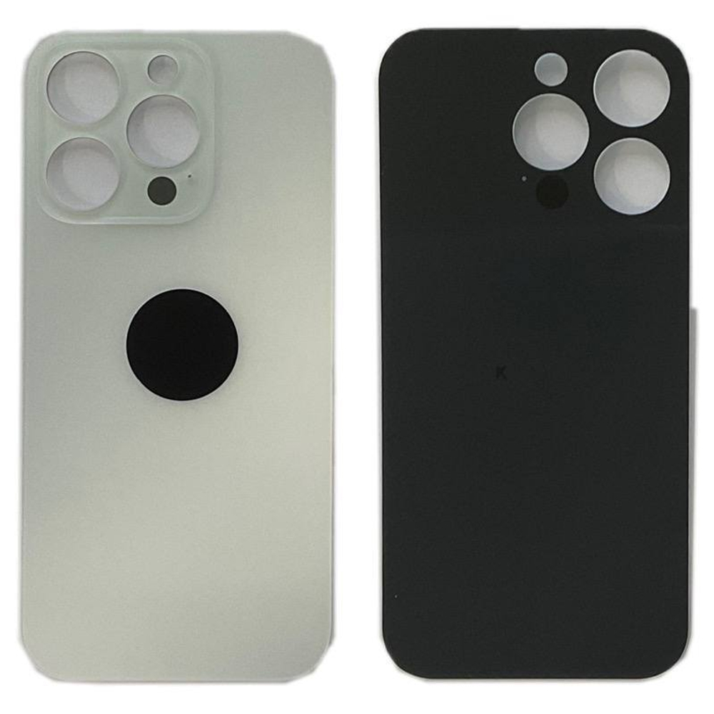 Задняя крышка для Apple iPhone 14 Pro Белый (стекло, широкий вырез под камеру)