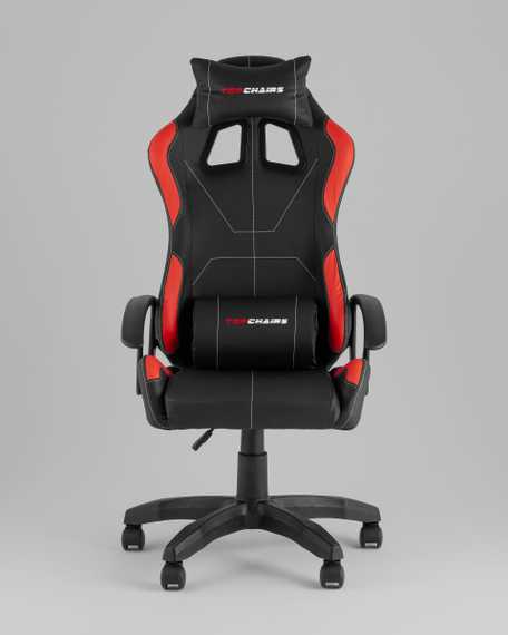 Кресло спортивное TopChairs Wyvern черно-красный