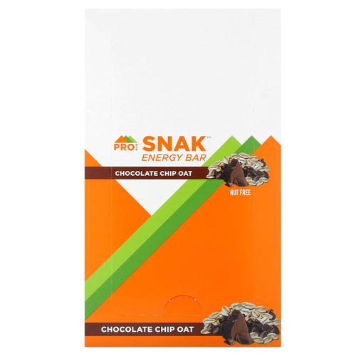 ProBar, SNAK™, энергетический батончик, овсяные хлопья с шоколадной крошкой, 12 батончиков по 45 г (1,6 унции)