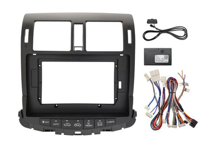 Переходная рамка магнитолы TOYOTA CROWN 2008-2012 (для авто без монитора) 10,2 дюймов (комплект с проводами)