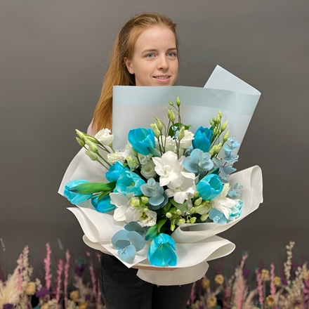 Купить Букет цветов «Тюльпаны Тиффани»