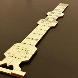 Мебельный шаблон для разметки направляющих ящиков РШН-500