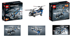 LEGO Technic: Двухроторный вертолёт 42020 — Twin Rotor Helicopter — Лего Техник