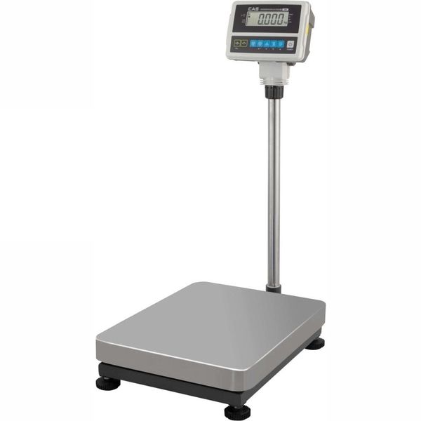 Весы товарные напольные CAS HD-300, RS232, 300кг, 50/100гр, 400x500, с поверкой, съемная стойка