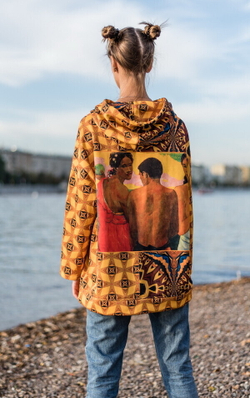 Худи «Таити», по мотивам живописи Поля Гогена