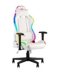 Кресло спортивное TopChairs GMM-080 белый на черной базе