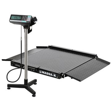Весы пандусные МАССА-К 4D-LA-10/10-1000-RP с печатью этикеток