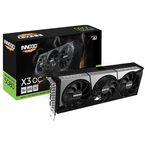 Видеокарта INNO3D GeForce RTX 5080 ХЗ ОС 16GB (N50803-16D7X-17603930)
