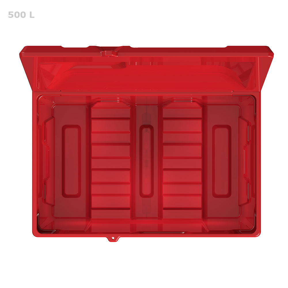 Ящик 500 л красный Полимер-Групп 500 л.(1200x828x860см;33кг;красный) - арт.559351