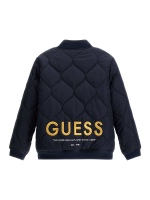 Куртка демисезонная GUESS Темно-синий/Стежка/На спинке: вышивка: золотистый логотип Мальчик