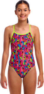 Купальник FUNKITA Girl's Swan City (Single Strap)