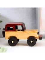 машинка из дерева "Джип" 7х5х13 см