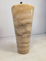 Раковина напольная из оникса Yellow ON-61346 (45*45*90)