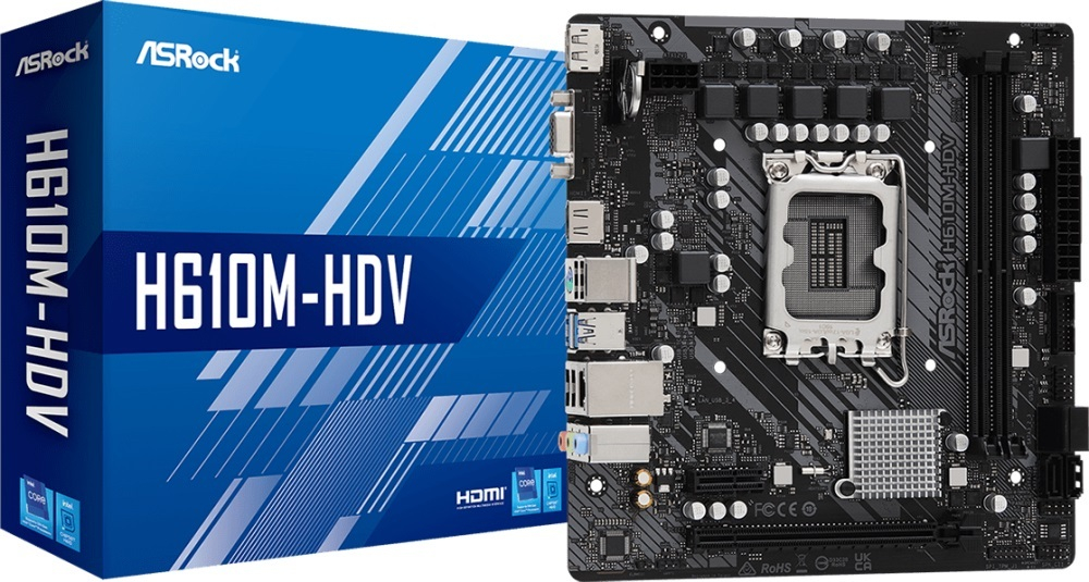 Материнская плата mATX ASRock H610M-HDV