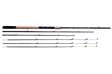 Фидер Maximus Integro 3секц.+3 MFRIG-360XXH 3.6м 120-180г Тр.длина 1.24м Вес 338г 13 колец Medium Action Рукоятки пробка + неопрен