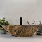 Раковина из речного камня RS63325 (54*31*15) 0122