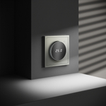 Терморегулятор электронный VOLTUM S70 с индикацией и датчиком, для теплого пола, (сталь)