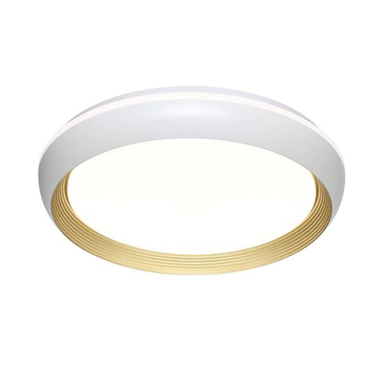7650/DL PALE SN 141 Светильник пластик/белый/золотой LED 48Вт 4000К D380 IP43 TOFIQ WHITE