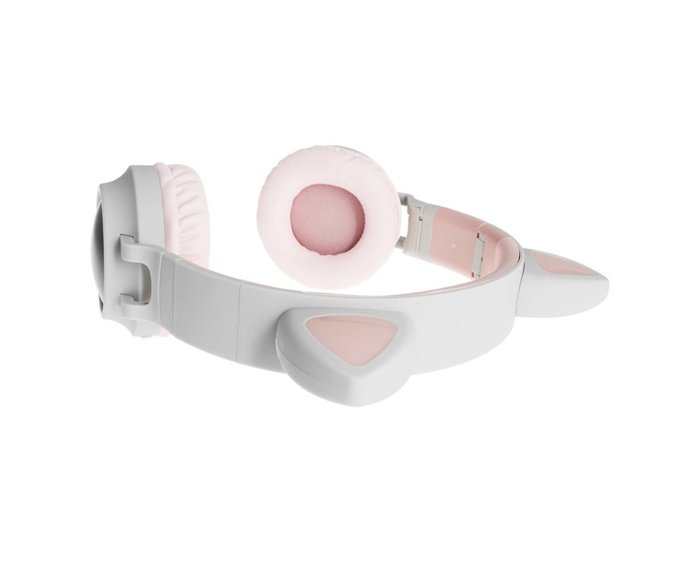 Наушники беспроводные Hoco Cat Ear Headphones W27 розовый