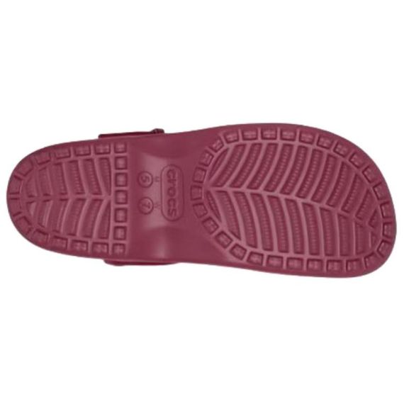 Crocs Classic Mary Jane Velvet Clog 'Deep Red'