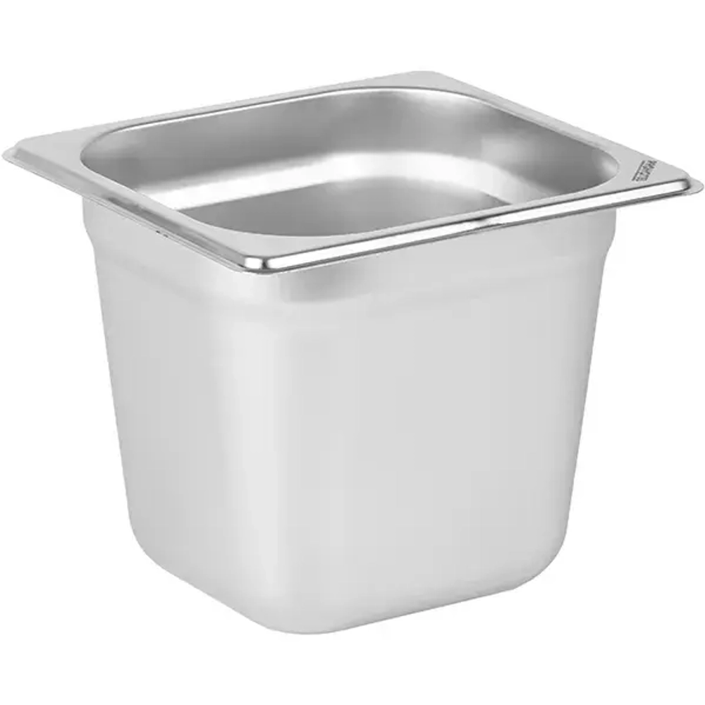 Гастроемкость GN 1/6 сталь нерж. 2,4л ,H=15,L=17,6,B=16,2см металлич.4011947