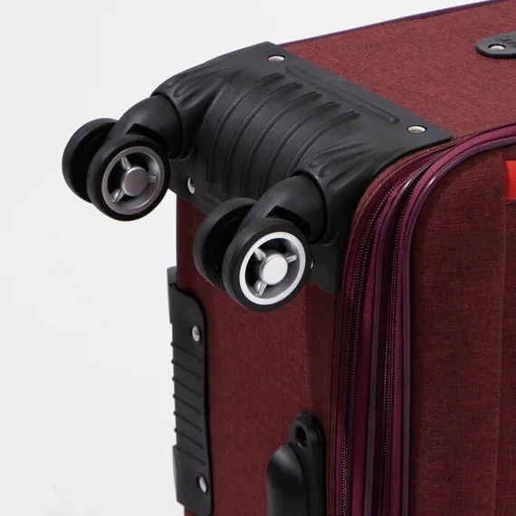 Чемодан большой 28&quot;, отдел на молнии, 2 наружных кармана, кодовый замок, цвет красный