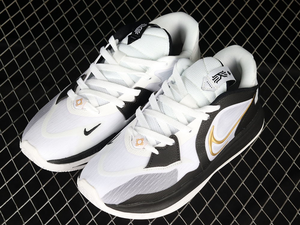 Nike Kyrie Low 5 White Metallic Gold Black