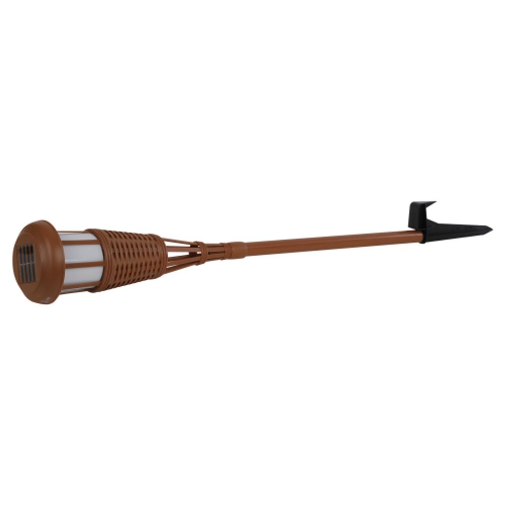 Светильник уличный ЭРА ERASF22-35 на солнечной батарее садовый Факел бамбук