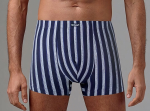 Удобные мужские боксеры из хлопка (Размер: XL) (Цвет: синий с серым)