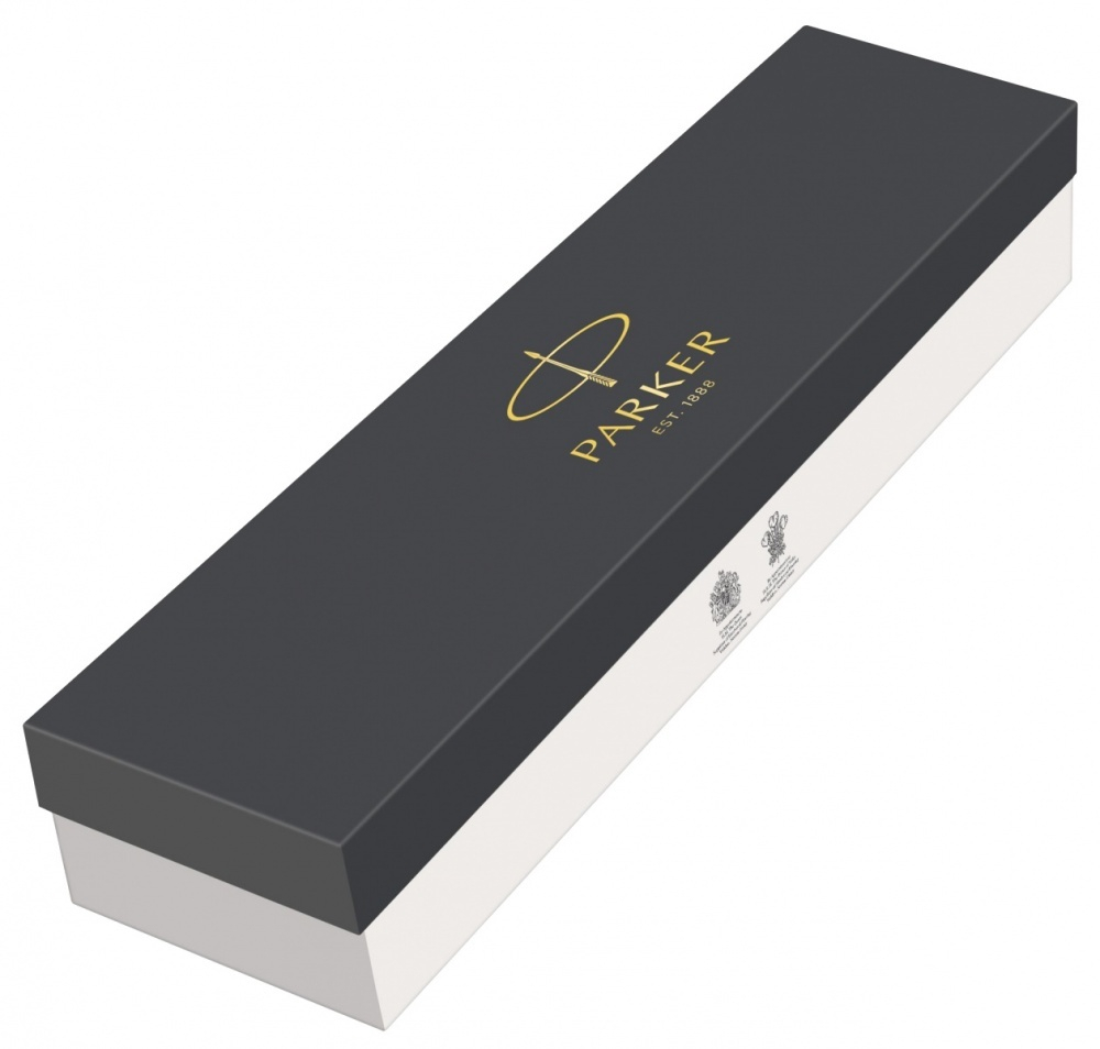 Шариковая ручка Parker IM Metal Black CT лак матовый, стержень: M, цвет чернил: black, в подарочной упаковке.