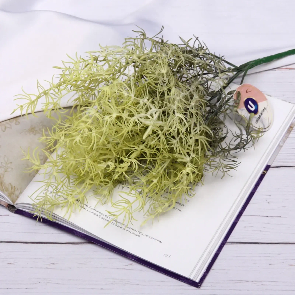 Искусственные цветы «Фантазия» 38см цвет свежая зелень 23