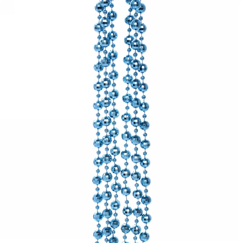 Бусы на ёлку 2м «Капельки», Сапфир